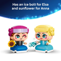 Thumbnail for LEGO Disney Frozen Mini Anna & Elsa Toys - Building Set for Girls & Boys, Ages 5+ - Frozen Toys for Pretend Play or Bedroom Decor - Gifts for Birthdays - 43284