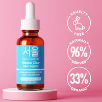Thumbnail for SeoulCeuticals Korean Acne Serum, Skin Care Treatment for Acne Prone Skin - Rapid Action Salicylic Acid, Tea Tree & Clove For Even Skin Tone 1oz