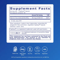 Thumbnail for Pure Encapsulations Vitamin D3 VESIsorb | Supplement to Support Bones, Heart, Colon, Breast Health, and Enhanced Vitamin D Absorption* | 60 Caplique Capsules