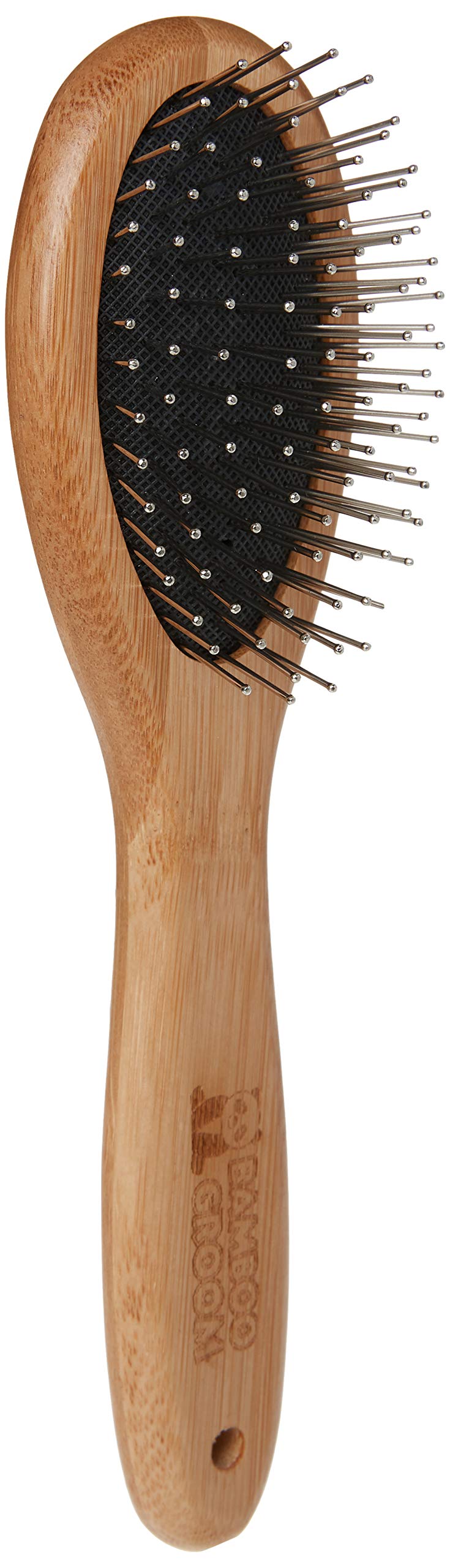 Bamboo Groom Oval Pin Brush w/Pins Small/Medium