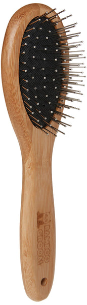 Bamboo Groom Oval Pin Brush w/Pins Small/Medium