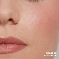 Thumbnail for NYX PROFESSIONAL MAKEUP Sweet Cheeks Soft Cheek Tint, Cream Blush - Nude'Tude