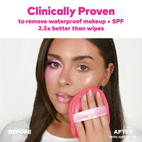 Thumbnail for The Original MakeUp Eraser PRO, Effortlessly Remove All Makeup Using Only Water, Including Waterproof Mascara, Eyeliner, Foundation, Lipstick, Sunscreen,and More! Original Pink, 1ct.