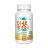 Thumbnail for NOW Foods Supplements, DHA Kids 100 mg, Supports Brain Health*, Fruit Flavor, 60 Chewable Softgels, packaging may vary