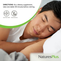 Thumbnail for NaturesPlus, Rapid & Sustained Release - 3 mg Melatonin, 60 Bi-Layered Tablets - with Chamomile - Vegetarian, Gluten-Free - 60 Servings