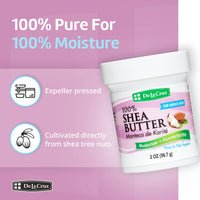 Thumbnail for De La Cruz 100% Pure and Natural Shea Butter - Moisturizer for Dry, Irritated and Rough Skin - 2 OZ.