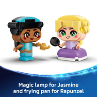 Thumbnail for LEGO Disney Princess Mini Jasmine & Rapunzel Building Toy - Princess Toys for Girls & Boys, Ages 5+ - Disney Gifts for Kids - 43303