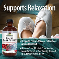 Thumbnail for Nature's Answer Tart Cherry 8 Ounce Liquid | Promotes Recovery & Sleep | Rich in Anthocyanins | Non GMO | Gluten Free | Vegan