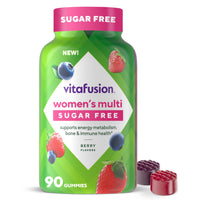 Thumbnail for Vitafusion Women’s Sugar Free Daily Multivitamin Supplement, Keto Diet Friendly Adult Gummy Vitamin for Energy, Bone & Immune Support*, 90 Count