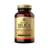 Thumbnail for Solgar Oceanic Silica from Red Algae 25 mg, 100 Vegetable Capsules - Excellent Source of Calcium, Supports Bone Health - Non-GMO, Vegan, Gluten Free, Dairy Free, Kosher - 50 Servings