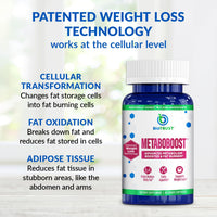 Thumbnail for BioTrust MetaboBoost Weight Loss Supplement - Appetite Suppressant | Calorie Fat Burner | Metabolism Booster - Clinically-Studied Diet Pills with Berberine for Holistic WeightLoss Support- 60 Capsules
