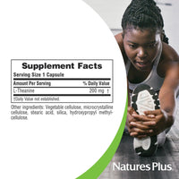 Thumbnail for NaturesPlus PRO L-Theanine - 60 Capsules - Supports Calm Alertness, Healthy Relaxation & Improved Rest - Non-GMO, Vegan & Gluten Free - 60 Servings