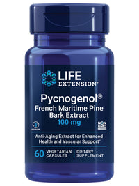 Thumbnail for Life Extension Pycnogenol – French Maritime Pine Bark Extract – Scientifically Studied Healthy Aging & Vascular Health Supplement – Non-GMO, Gluten-Free, Vegetarian – 60 Capsules