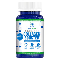 Thumbnail for BioTrust Ageless Collagen Booster, Powerfully Support Beauty from Within, Vegan Collagen Builder for Glowing Skin, Gorgeous Hair, Beautiful Nails, Healthy Joints, 60 Capsules (30 Servings)