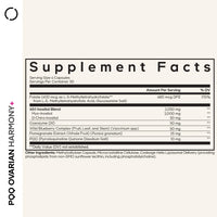 Thumbnail for Codeage PQQ Ovarian Harmony+ Supplement - PQQ (Pyrroloquinoline Quinone), Myo-Inositol & D-Chiro-Inositol 40:1 Blend, Folate 5-MTHF, CoQ10, Wild Blueberry - Liposomal Delivery - Non-GMO - 120 Capsules