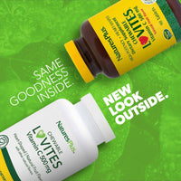 Thumbnail for NaturesPlus Lovites - 90 Chewable, Heart-Shaped Tablets - 500mg Vitamin C - Natural Fruit Flavor - Vegan, Gluten Free - 90 Servings