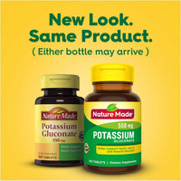 Thumbnail for Nature Made Potassium Gluconate 550mg, 100 tablets