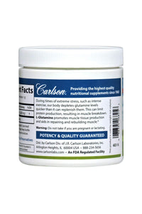 Thumbnail for Carlson - L-Glutamine Powder, Free-Form Amino Acid, 3 g, Muscle Tissue Production & Function, Immune Support, 3.53 oz (100 g)