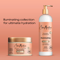 Thumbnail for SheaMoisture Illuminating Body Lotion with Coconut Oil, Hibiscus, Niacinamide and Pro-Ceramides, Instantly Enhancing Skin's Natural Glow, 24H Moisturizing 16 oz