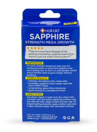Thumbnail for Nail-Aid Sapphire Strengthener & Mega Growth Treatment - Clear, 0.55 Fl Oz