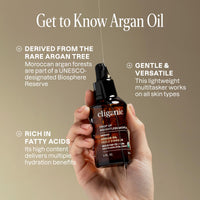 Thumbnail for Cliganic Organic Argan Oil, 100% Pure - for Hair, Face & Skin | Cold Pressed Carrier Oil