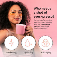 Thumbnail for grace & stella Caffeine Under Eye Patches - Awakening Eye Patches for Puffy Eyes and Dark Circles, Under Eye Mask Patches with Niacinamide & Hyaluronic Acid - Teen Girl Gifts, Vegan (Bronze, 24 Pairs)