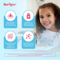 Thumbnail for MaryRuth Organics Zinc Supplement for Immune Support, Immune Support Supplement for Kids, Ages 4-13, Zinc Sulfate, Vegan, USDA Organic, Glycerin Based, 2 Fl Oz