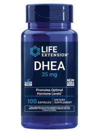 Thumbnail for Life Extension DHEA 25 mg – Supplement for Hormone Balance, Immune Support, Sexual Health, Bone & Cardiovascular Health and Anti-Aging and Mood Support – Gluten-Free, Non-GMO – 100 Capsules