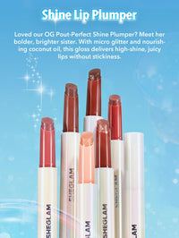 Thumbnail for SHEGLAM Pout-Perfect Moisturizing Solid Lip Gloss Shimmer Lip Plumper - Sepia Kiss