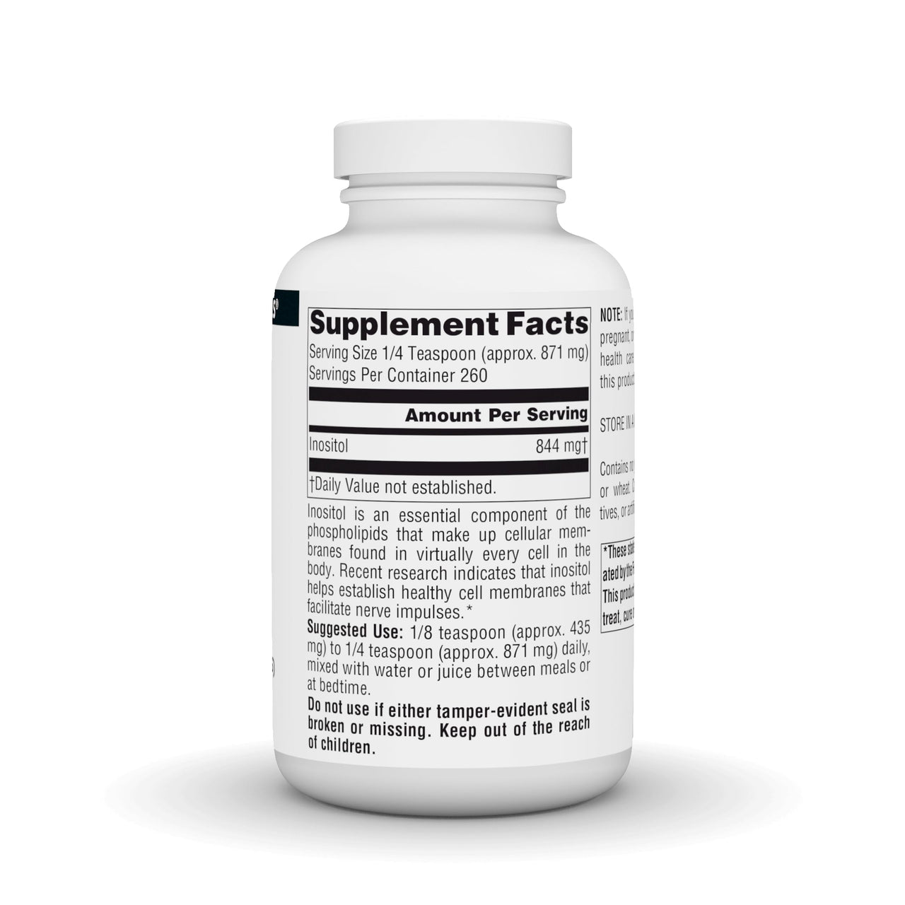 Source Naturals Pure Inositol, Dietary Supplement - 8 oz Powder