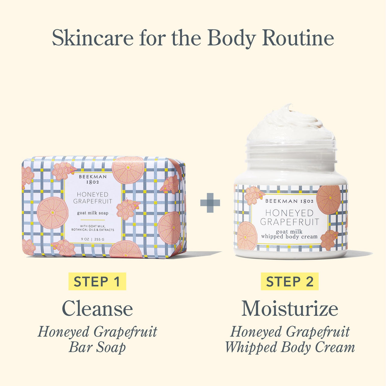 Beekman 1802 Goat Milk Soap Bar, Honeyed Grapefruit - 9 oz - Nourishes, Moisturizes & Hydrates the Body - Good for Sensitive Skin - Cruelty Free