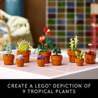 Thumbnail for LEGO Botanicals Tiny Plants - Artificial, Fake Indoor Plant Building Set for Home, Kitchen, Desk Decoration, Adults Ages 18+ - Gift for Birthdays - 10329
