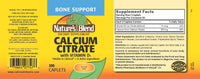 Thumbnail for Nature's Blend Calcium Citrate with D3 100 Cplts