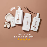 Thumbnail for Native Body Lotion Contains Naturally Derived Plant-Based Moisturizers for Women and Men | Restores Dry Skin, Coconut & Vanilla, 16.5 fl oz