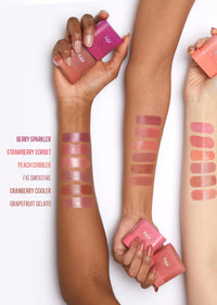 Thumbnail for Kaja Cheek & Lip - Dewy Bar 01 Berry Sparkler | Creamy Blusher and Balm Multi-Stick, 45% Moisturizing Oil, Apple Extract, Vitamin-Hyaluronic Acid Infused, High Shine, Mother's Day, 10g