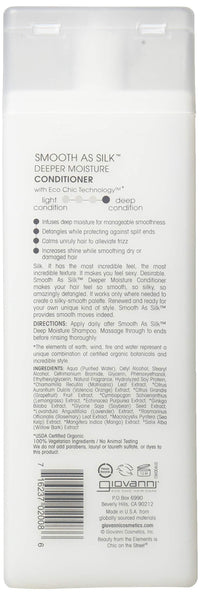 Thumbnail for Giovanni Cosmetics - Giovanni Smooth As Silk Deeper Moisture Conditioner - 8.5 Fl Oz - Pack Of 1
