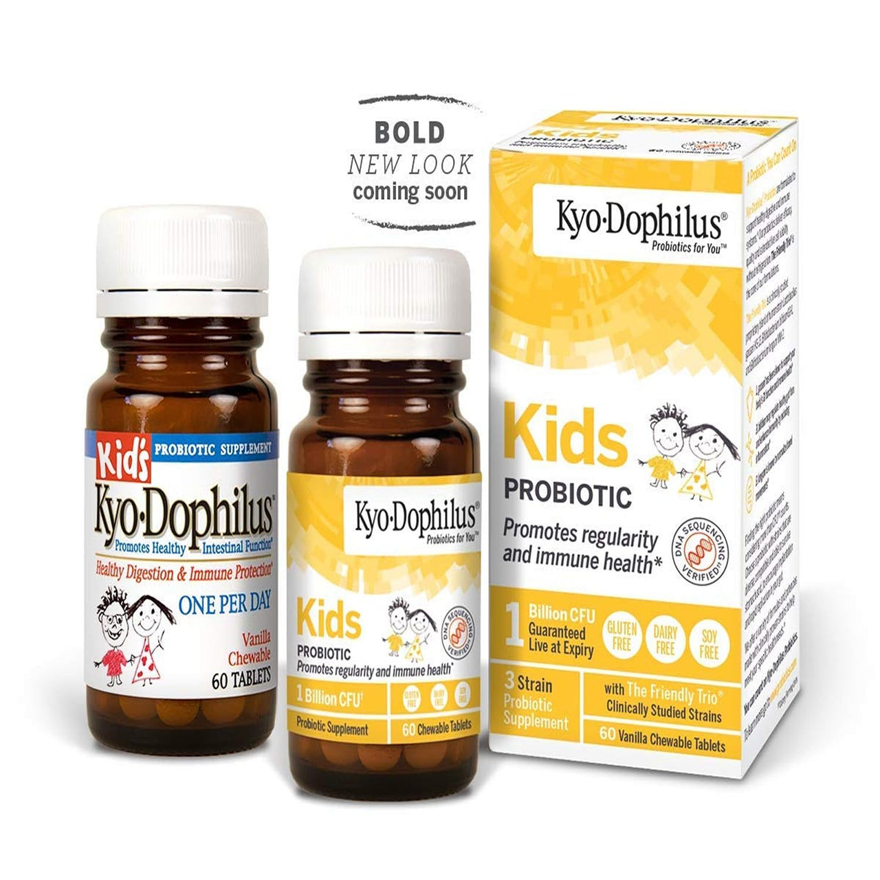 Wakunaga Kyo-Dophilus Kids Probiotic, Promotes Regularity and Immune Health*, 60 Tablets
