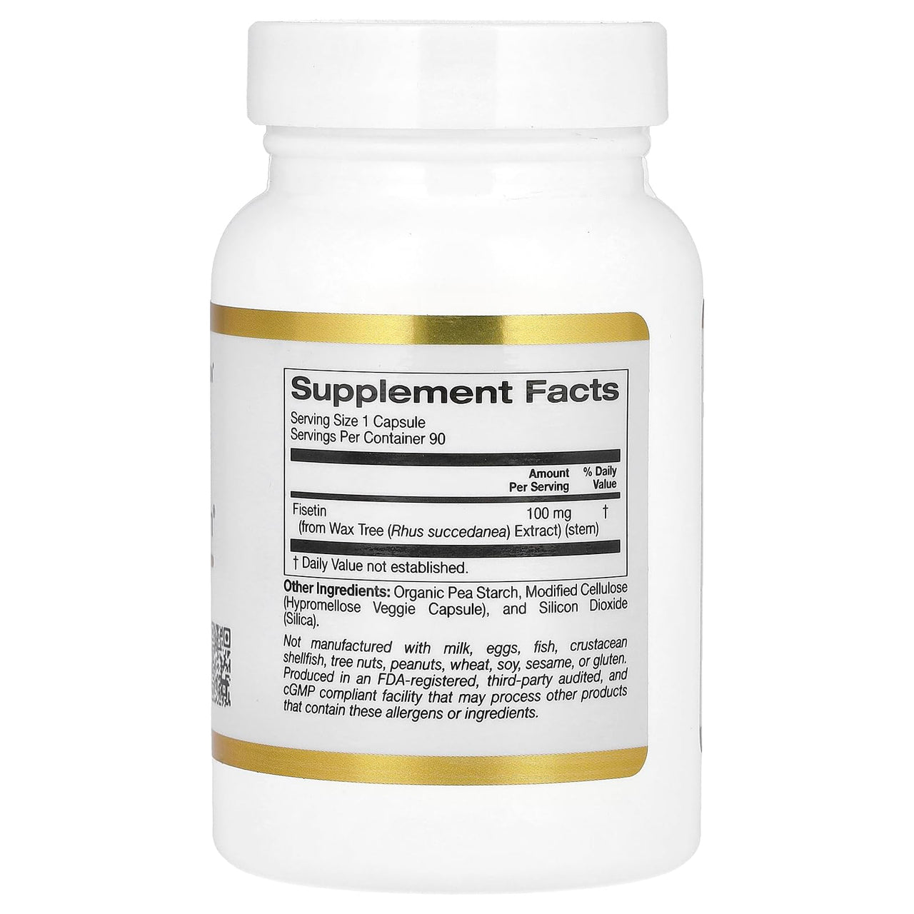 California Gold Nutrition Fisetin with Novusetin, 100 mg, 90 Veggie Capsules