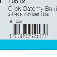 Thumbnail for Coloplast SenSura Mio Click Trim to Fit Ostomy Barrier Elastic Adhesive 50 mm Flange 5 per Box 10512
