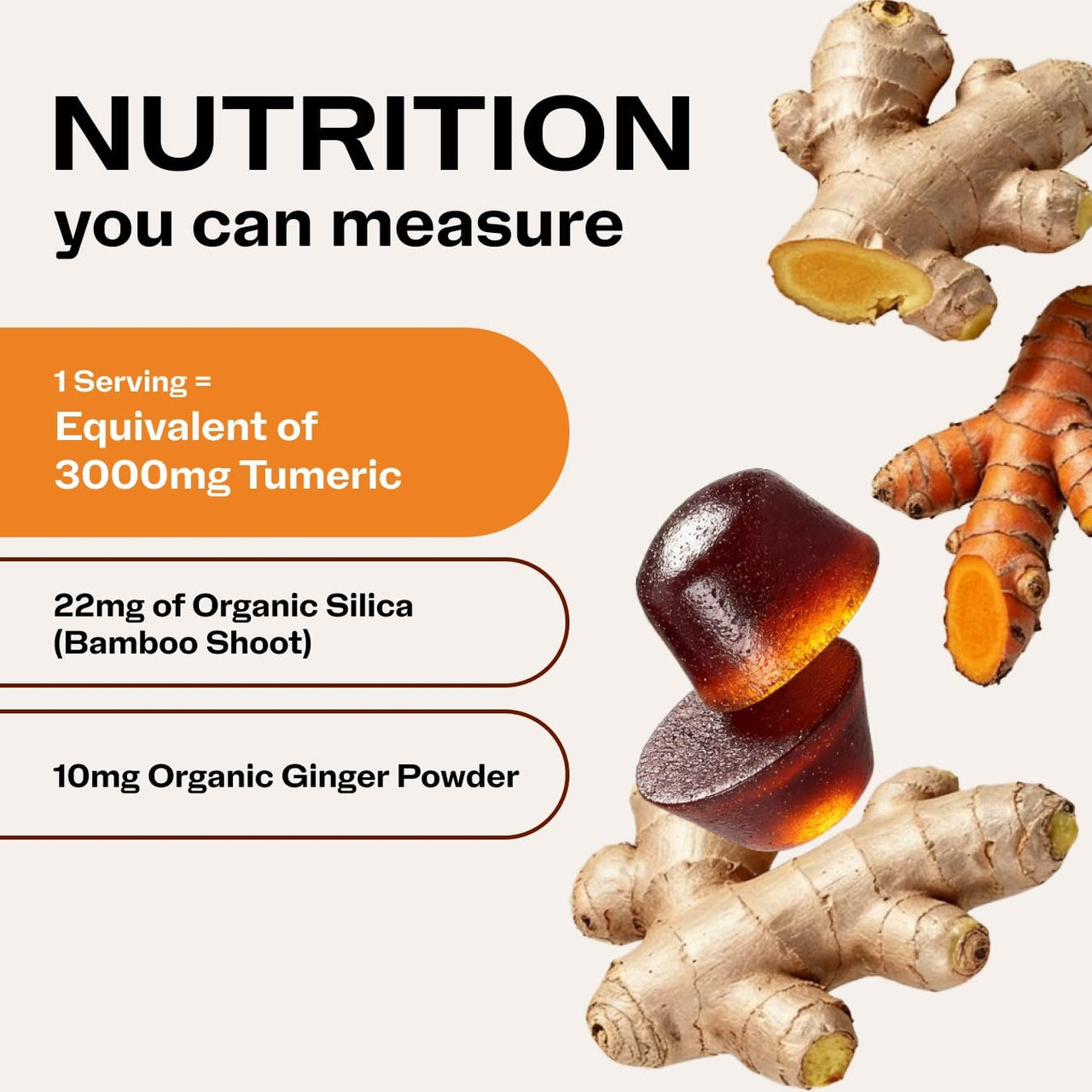 Vimergy NutriDense Fruitylicious Turmeric + Ginger Chewables (60 Count) & Liquid Lemon Balm (115 mL)