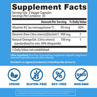 Thumbnail for Doctors Best Vein Support, Supports Circulation & Arterial Health, Non-GMO, Gluten Free, Soy Free, Vegan 60 Veggie Caps