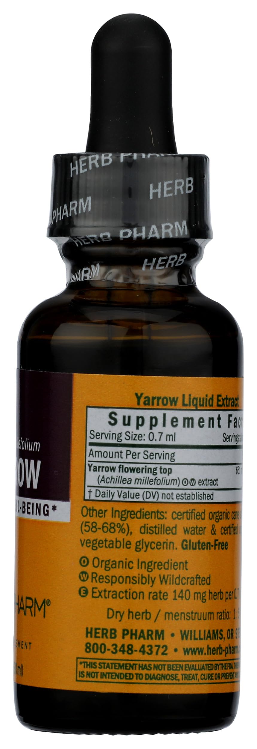 Herb Pharm Yarrow Flowering Tops Liquid Extract - 1 Ounce