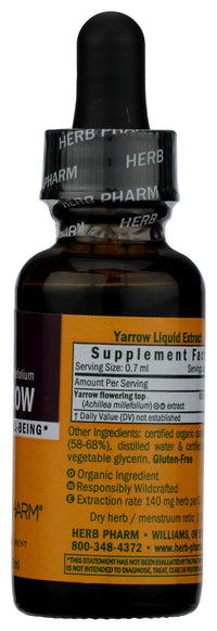 Thumbnail for Herb Pharm Yarrow Flowering Tops Liquid Extract - 1 Ounce