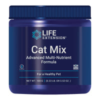 Thumbnail for Life Extension Cat Mix, cat Food Supplements, Heart Health, probiotics, L-arginine, Taurine, B12, folic Acid, Vitamin C, Vitamin E, Rosemary, Nutrient Absorption, Gluten-Free, Non-GMO, 85 Servings