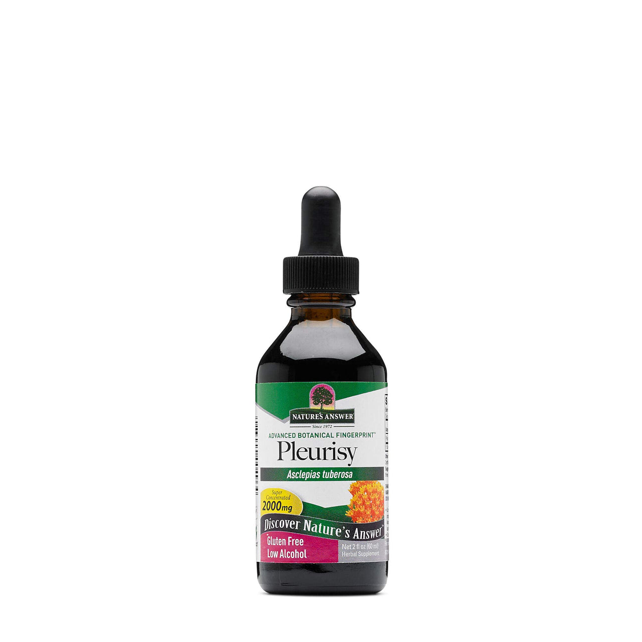 Nature's Answer Pleurisy Root with Organic Alcohol, 2-Fluid Ounces