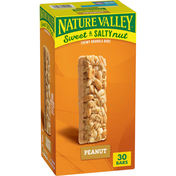 Nature Valley Sweet and Salty Granola Bars, Peanut, 30 Bars, 36 OZ