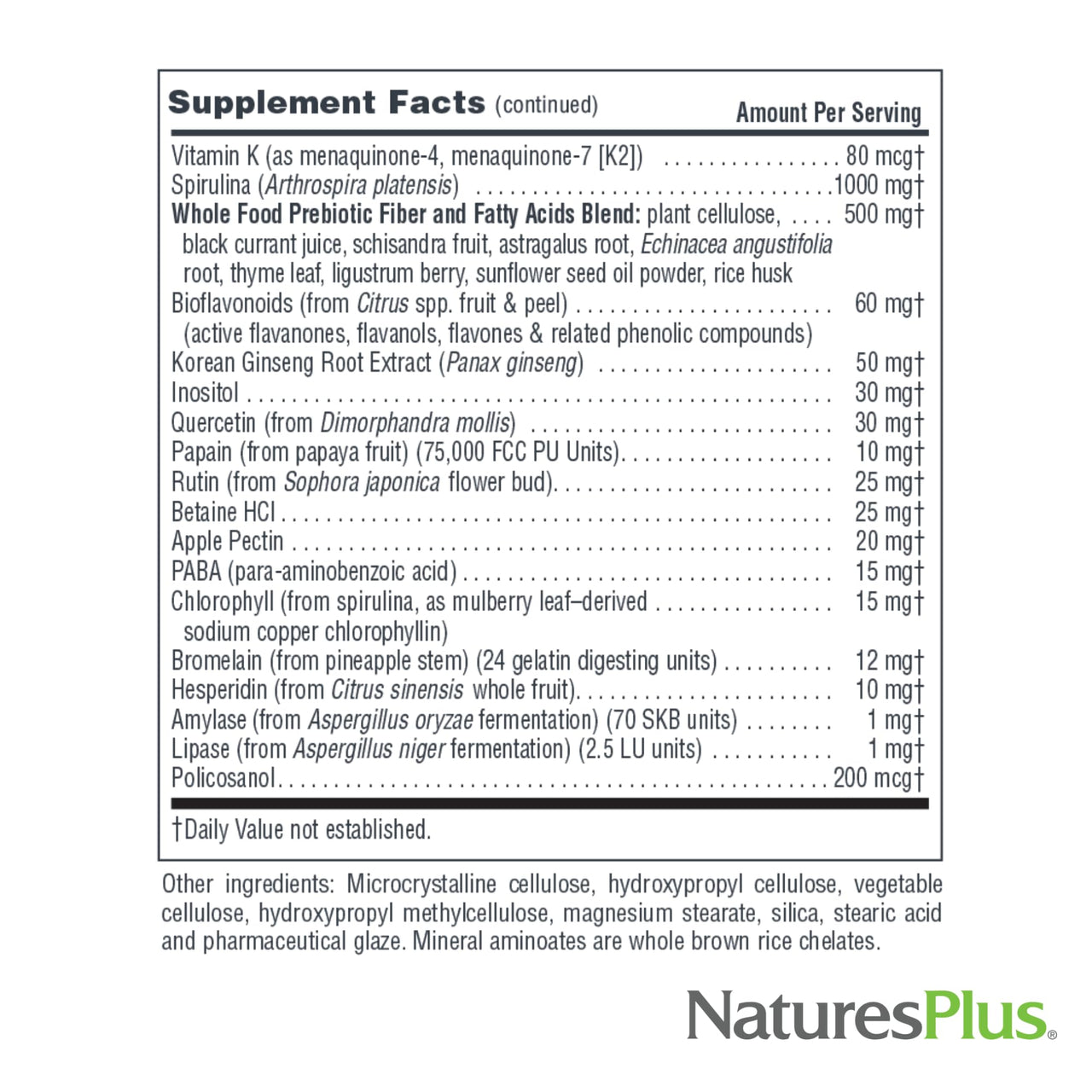 NaturesPlus Source of Life No Iron - 90 Tablets - Multivitamin & Mineral Supplement with Vitamin D3 - Supports Natural Energy & Well-Being - Gluten Free, Vegetarian - 30 Servings
