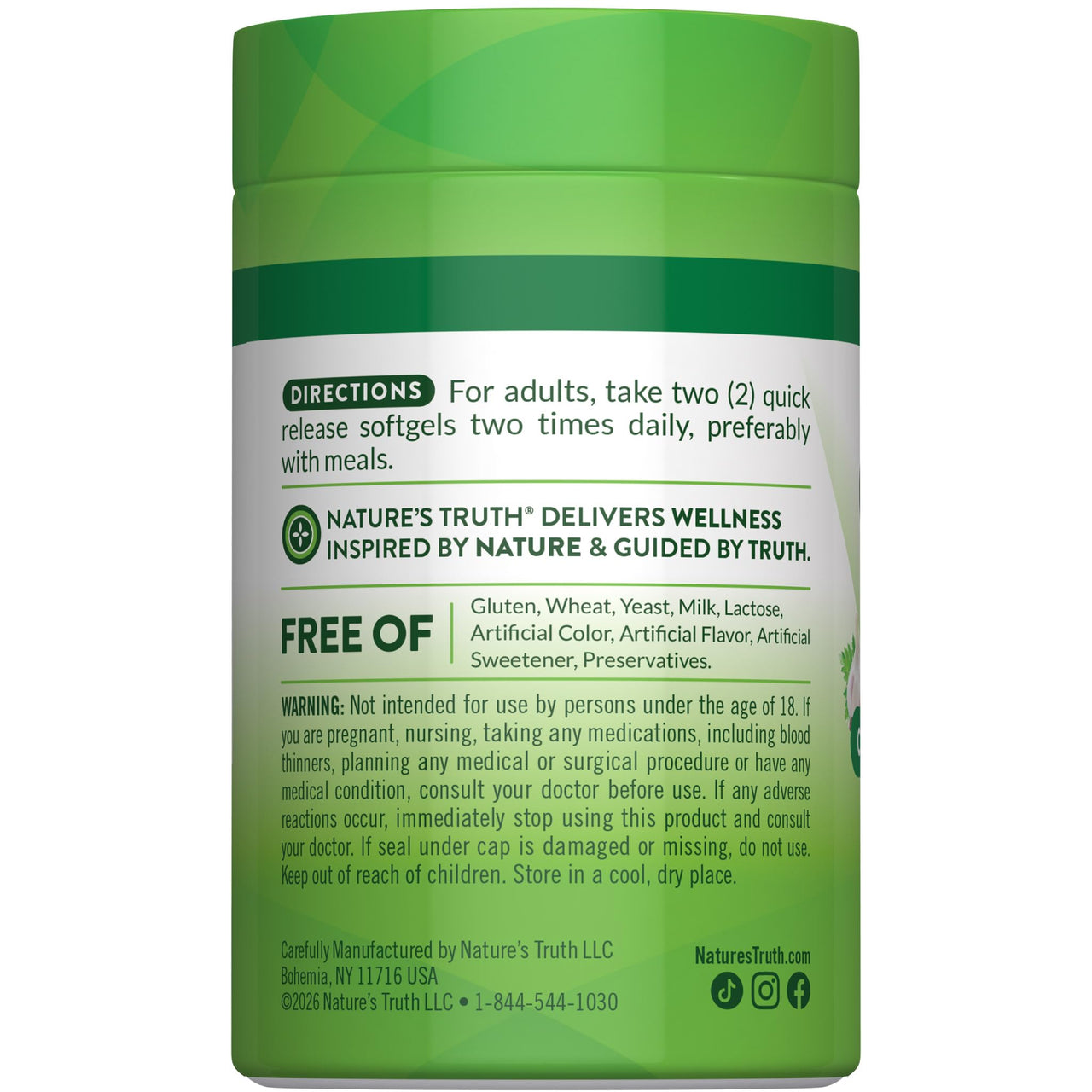 Nature's Truth Odorless Garlic | 120 Softgels | Extract Pills | Non-GMO, Gluten Free Supplement