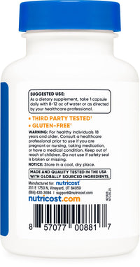 Thumbnail for Nutricost Bilberry Capsules 1200mg Equivalent (90 Vegetarian Capsules) - Gluten Free and Non-GMO