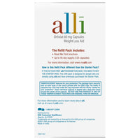 Thumbnail for alli Weight Loss Diet Pills, Orlistat 60 mg Capsules, Non Prescription Weight Loss Aid, 120 Count Refill Pack